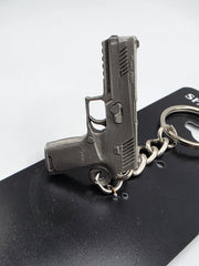 Sig Sauer P320 9mm Pewter Keychain