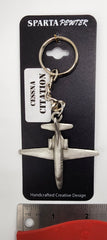 Cessna Citation Jet Pewter Keychain