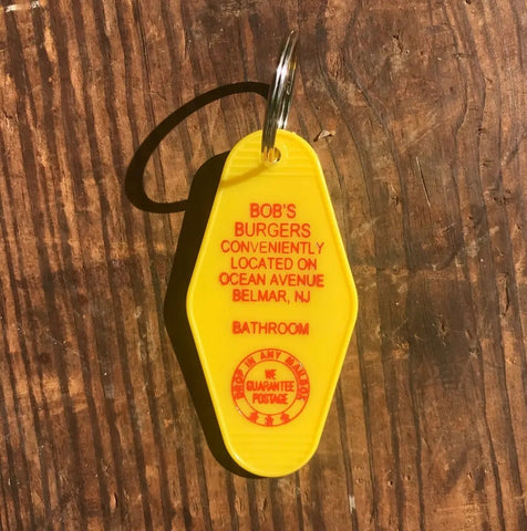 Bob's Burgers TV Motel Key FOB Keychain