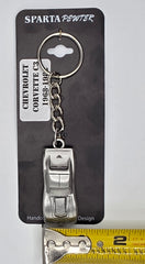 Chevrolet Corvette C3 1968-1982 3D Pewter Keychain