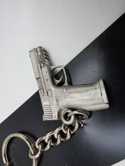 Smith & Wesson M&P 9 Pewter Keychain