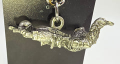 Military Free Falling Paratrooper Keychain