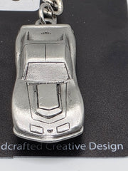 Chevrolet Corvette C3 1968-1982 3D Pewter Keychain