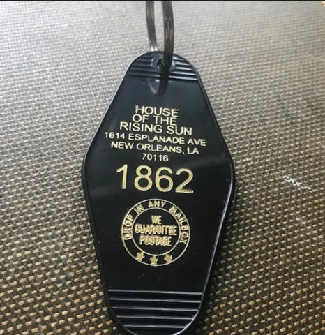 House of the Rising Sun Motel Key FOB Keychain