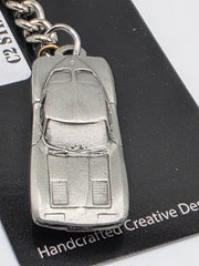 Chevrolet Corvette C2 Stingray 3D Pewter Keychain