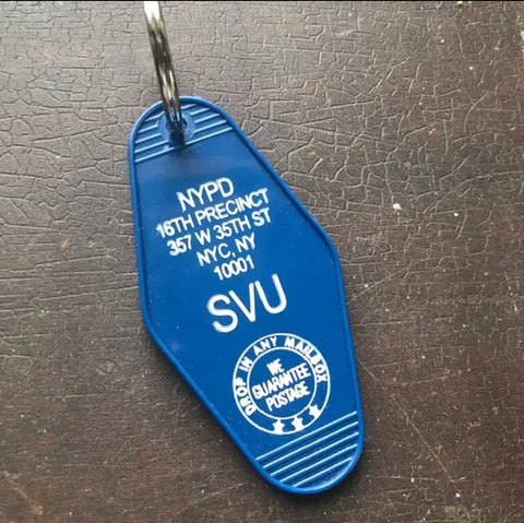 NYPD, SVU (Law & Order) TV Motel Key FOB Keychain