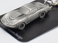 Chevrolet Corvette C3 1968-1982 3D Pewter Keychain