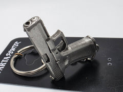 Glock 17 Pewter Keychain