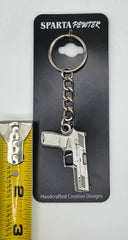 Sig Sauer P320 9mm Pewter Keychain