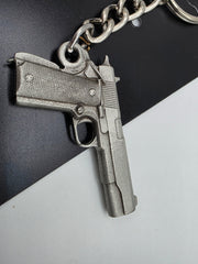 Colt 1911 Pewter Keychain