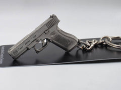 Glock 17 Pewter Keychain