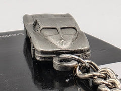 Chevrolet Corvette C2 Stingray 3D Pewter Keychain