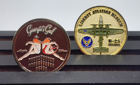 B-25 Georgie's Gal 1.75 inch Challenge Coin