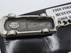 1969 Ford Mustang Boss 302 3D Pewter Keychain