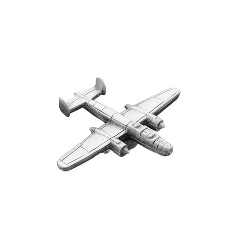 North American Aviation B-25 Mitchell Pewter Airplane Magnet