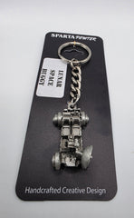 Lunar Space Buggy 3D Pewter Keychain
