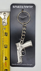 Smith & Wesson M&P 9 Pewter Keychain
