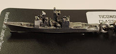 Ticonderoga-Class Cruiser Ship Pewter Keychain