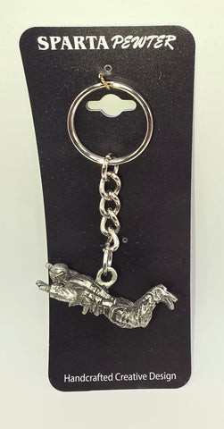 Military Free Falling Paratrooper Keychain