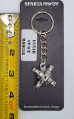 Lunar Space Module 3D Pewter Keychain
