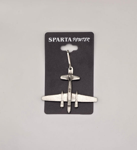 Douglas WWII A-26 Invader Airplane Pewter Zipper/Bag Pull