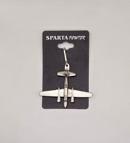 Douglas WWII A-26 Invader Airplane Pewter Zipper/Bag Pull