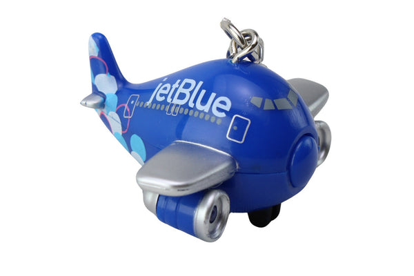 Jet Blue Airlines Mini Airplane w/Lights & Sounds Keychain