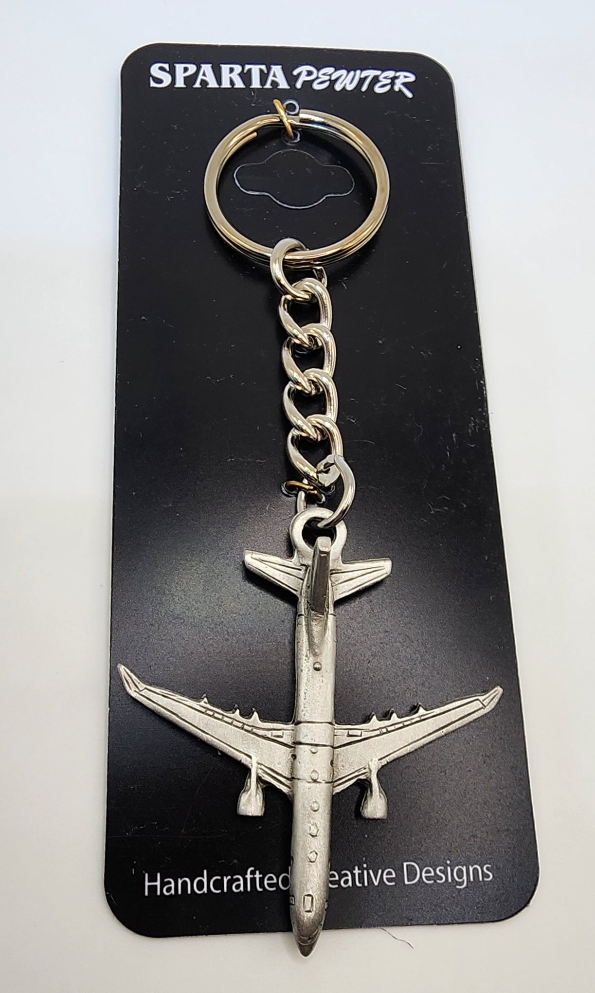 Boeing P-8 Poseidon 3D Pewter Airplane Keychain