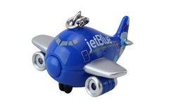 Jet Blue Airlines Mini Airplane w/Lights & Sounds Keychain