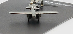 Ford Tri-Motor "Tin Goose" Airplane Pewter Small Zipper/Bag Pull