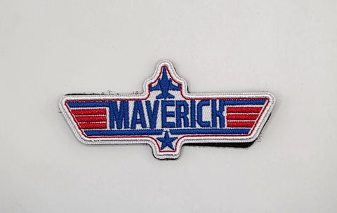 Maverick Top Gun Wing Name Velcro Patch