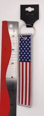 United States Flag Embroidered Keychain