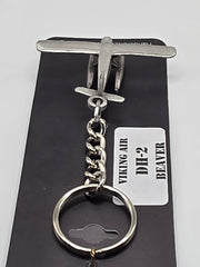 Viking Air DH-2 Beaver 3D Pewter Keychain