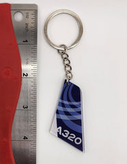 Airbus A320 Aircraft Tail Keychain