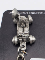 Lunar Space Buggy 3D Pewter Keychain