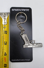 Glock 17 Pewter Keychain