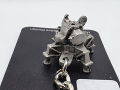 Lunar Space Module 3D Pewter Keychain