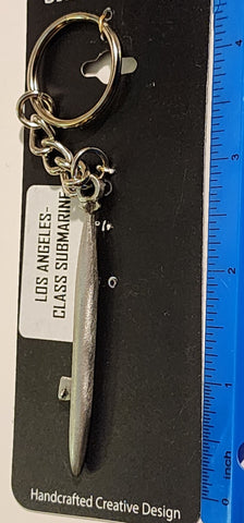 Los Angeles-Class Submarine Pewter Keychain