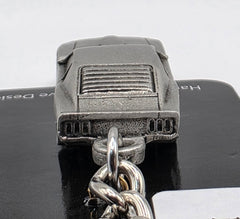 1969 Ford Mustang Boss 302 3D Pewter Keychain