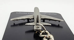 Boeing KC-46 Pegasus 3D Aircraft Pewter Keychain