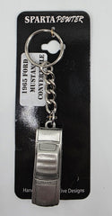 1965 Ford Mustang Convertible 3D Pewter Keychain