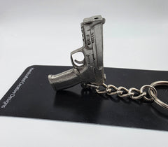 Smith & Wesson M&P 9 Pewter Keychain