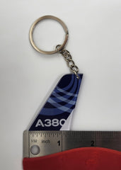 Airbus A380 Aircraft Tail Keychain