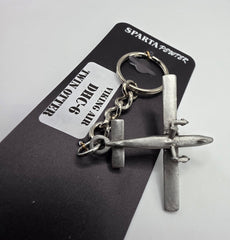 Viking Air DHC-6 Twin Otter 3D Pewter Keychain