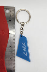 Boeing 767 Aircraft Tail Keychain