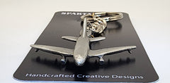 Boeing KC-46 Pegasus 3D Aircraft Pewter Keychain