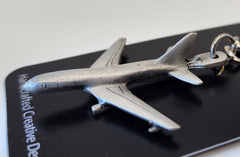 Boeing KC-46 Pegasus 3D Aircraft Pewter Keychain