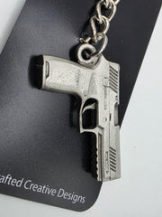 Sig Sauer P320 9mm Pewter Keychain
