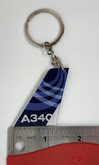 Airbus A340 Aircraft Tail Keychain