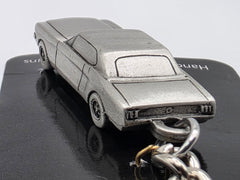 1965 Ford Mustang Convertible 3D Pewter Keychain